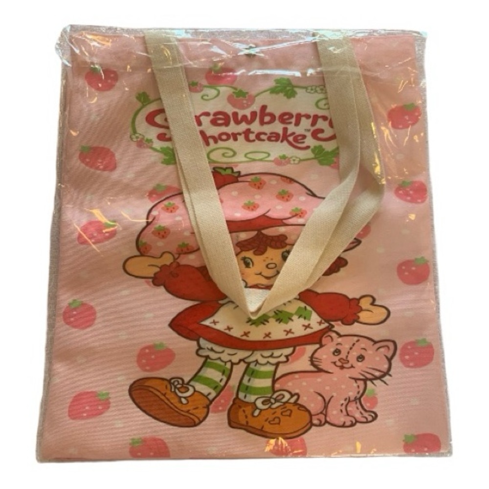 Strawberry Shortcake and her puppy, Pupcake adorable and adorable tote bag - Picture 8 of 8
